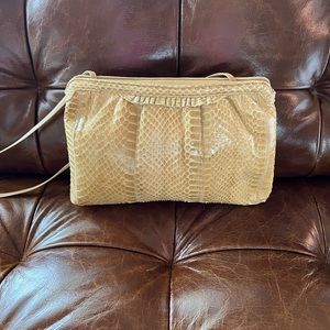 Snake skin purse